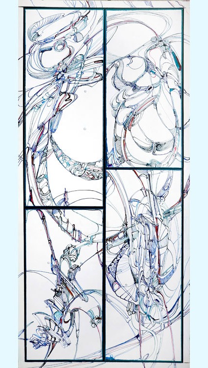 Camaïeu (Камайё), абстрактная работа французского художника Даниэля Пило, 2003 (2)