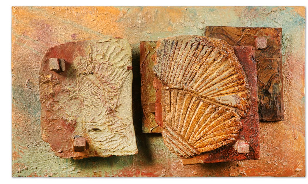 Coquille à Marée Basse (Muschel bei Ebbe), abstraktes Werk des französischen Künstlers Daniel Pilot, 2004