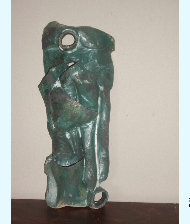 Demi-vase (Halbe Vase), abstraktes Werk des französischen Künstlers Daniel Pilot, 2001